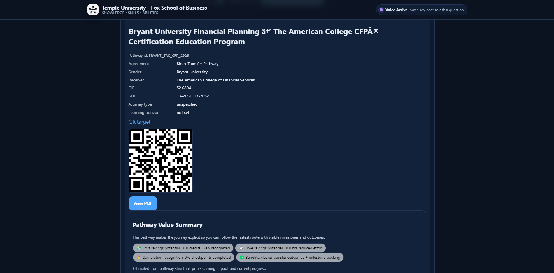 Performer app showing destination selection, gap analysis, and route comparison